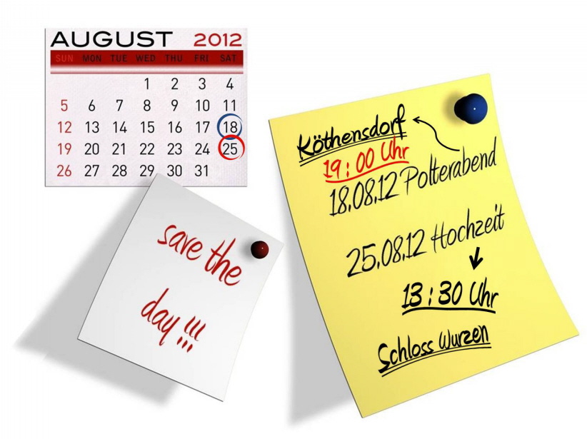 Hochzeitstermine